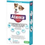 Preparat na pchły i kleszcze, muchy i komary do nakrapiania dla psów od 4 do 10kg - Ataxxa 500mg + 100mg