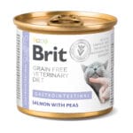 Karma dla kota Gastrointestinal, puszka 200g - Brit Grain Free Veterinary Diet Cat Gastrointestinal, łosoś i groszek