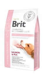 Karma Hipoalergiczna dla psa, sucha 2kg - Brit Veterinary Diets Dog Grain Free, łosoś z groszkiem
