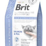 Karma dla kota uspokajająca, sucha 2kg - Brit Veterinary Diet Cat Calm & Stress Relief, łosoś i groch