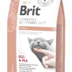 Karma dla kota nerkowa, sucha 2kg - Brit Veterinary Diets Cat Grain-free Renal, jajka i groszek