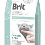 Karma dla kota na struwity, sucha 2kg - Brit Veterinary Diets Cat Grain-free Struvite, kurczak i groszek