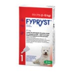 Fypryst krople na pchły i kleszcze dla psa od 2 do 10kg - Fipronil 67 mg
