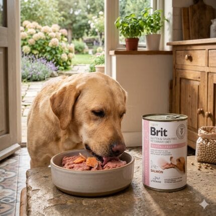 Karma hipoalergiczna dla psa, Brit hipoallergenic salmon, puszka 400g dla psa