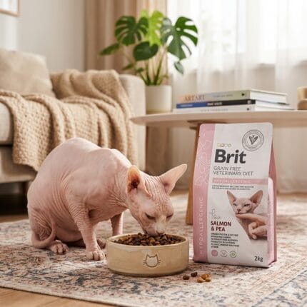 Karma dla kota hipoalergiczna, Brit hipoallergenic, sucha 2kg