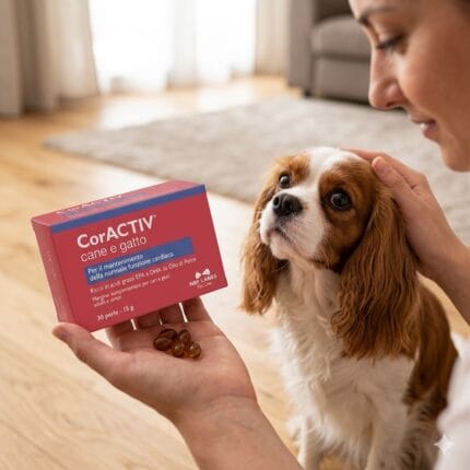 suplement na serce dla psa i kota kapsułki omega 3, CorACTIV