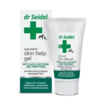 Opakowanie 50ml Dr Seidel Skin Help Gel – preparat wspomagający regenerację skóry dla psa i kota ze srebrem koloidalnym.