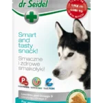 Smakołyki dla psów seniorów dr Seidel 90g – opakowanie stojące z zamknięciem strunowym