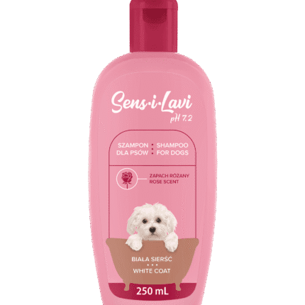 szampon dla bialych psow sens-i-lavi 250ml – butelka profesjonalna
