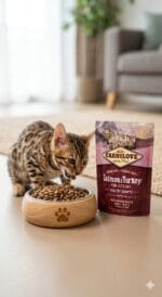 Carnilove Kitten Healthy Growth Salmon & Turkey 400g – Bezzbożowa karma sucha dla kociąt z łososiem i indykiem - obrazek 2