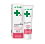 Tuba 120g preparatu Uro Methio paste – pasta na drogi moczowe dla psa i kota z L-metioniną i żurawiną.