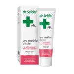 Tuba 120g preparatu Uro Methio paste – pasta na drogi moczowe dla psa i kota z L-metioniną i żurawiną.