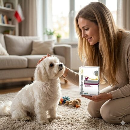 Epato 1500 Plus suplement na wątrobę dla psa tabletki ostropest sylimaryna