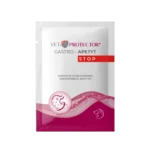Kompaktowe opakowanie 35g preparatu VET PROTECTOR GASTRO APETYT STOP wspomagającego kontrolę wagi i hamującego apetyt u psów i kotów.