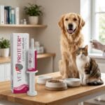 Strzykawka z pastą 60ml VET PROTECTOR GASTRO MAŚLAN – preparat regenerujący kosmki jelitowe i wspierający układ pokarmowy psów i kotów.