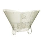 Przezroczysty polipropylenowy kołnierz ochronny typu CLICK dla psa i kota z widocznym systemem zatrzasków i miękką krawędzią przy szyi.