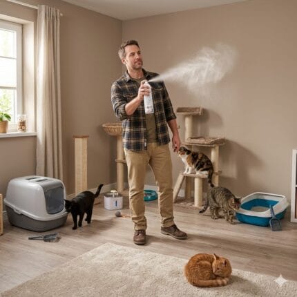 Skuteczny neutralizator zapachów do domu ze zwierzętami. Usuwa zapach moczu i psa. Bezpieczny spray 200ml od Covetrus. Przywróć świeżość w swoim mieszkaniu!