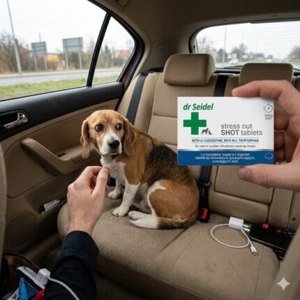 Stress out shot tablets, tabletki uspokajające dla psa
