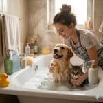 Szampon dla psa i kota, kąpiel psa, kąpiel kota