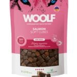 Woolf Soft Cubes Salmon 100g – Miękkie kostki z łososia dla psa