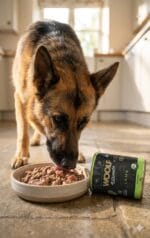 Puszka 400g pełnowartościowej karmy mokrej dla psa Woolf Ultimate Adult Lamb z jagnięciną i dodatkiem rozmarynu.